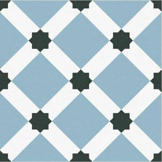 Barcelona Night Decor Vitrified Porcelain Wall/Floor Tile 250 x 250  x 8mm x 1m2