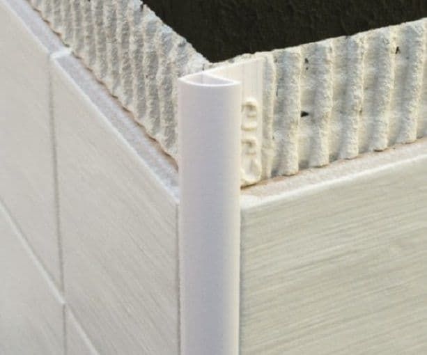 Genesis ETR  PVC Round Edge Tile Trim x 2.5m x 10