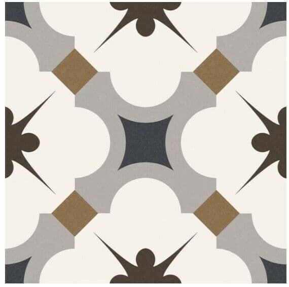 Grace Grey Taco Porcelain Matt Feature Wall/Floor Tile 165 x 165 x 7mm x 1x Box