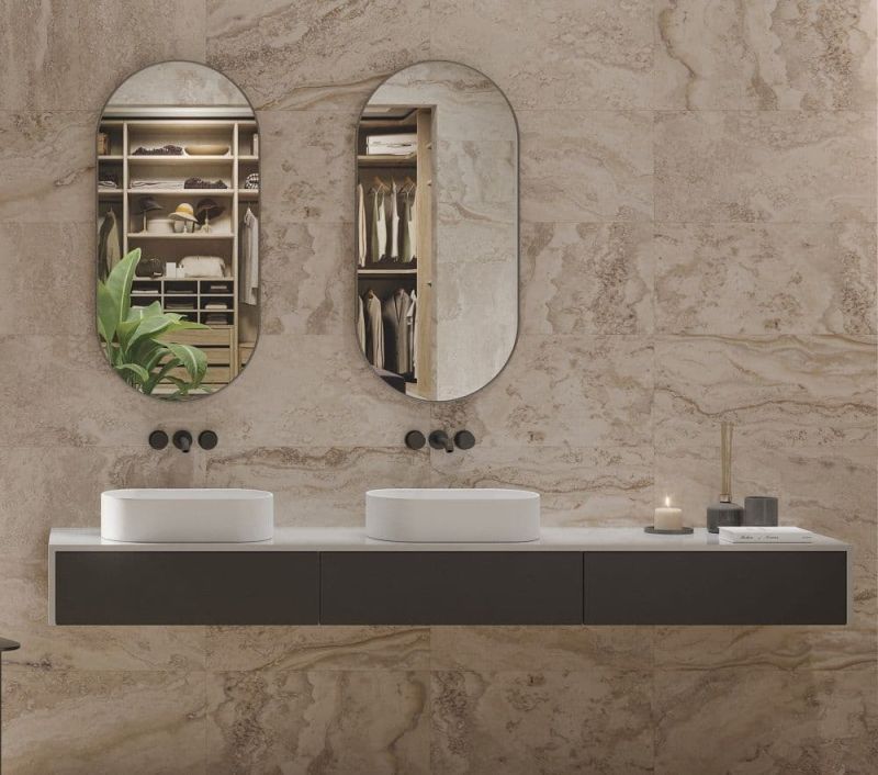 Lacio Travertine Effect Soft Lappato Porcelain Wall/Floor Tile 600 x 300 x 10mm x 1m2