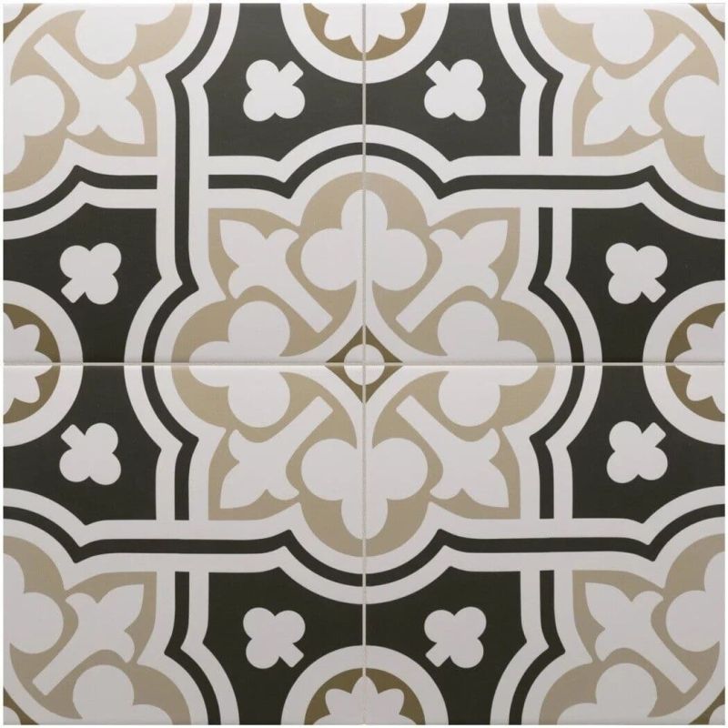 Rivoli Plaza Porcelain Matt Feature Wall/Floor Tile 200 x 200 x 10mm x 1m2
