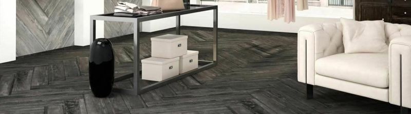 Yakarta Negro Matt Porcelain Floor Tile 900 x 150 x 8.5mm x 1m2