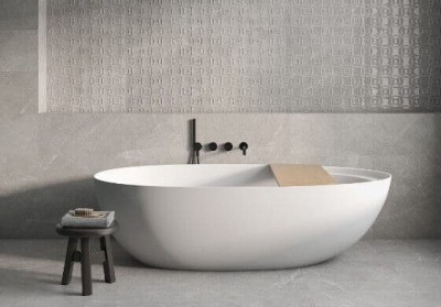 Capitol Stone Effect Gloss Ceramic Bathroom W