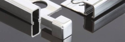 Genesis Contour Tile Trim Aluminium Bright Si