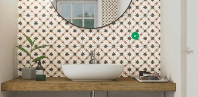 Grace Beige Taco Porcelain Matt Feature Wall/