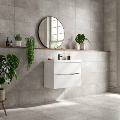 Tapa Concrete Effect Rectified Porcelian Wall