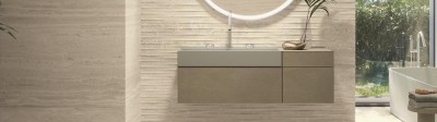 Venice Travertine Effect Ceramic Bathroom Wal