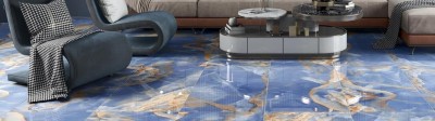 Villa Marble Effect Polished Porcelain Wall/F