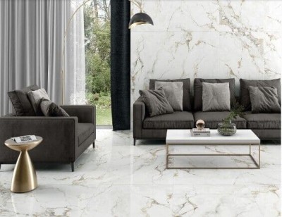 Villa Marble Effect Polished Porcelain Wall/F