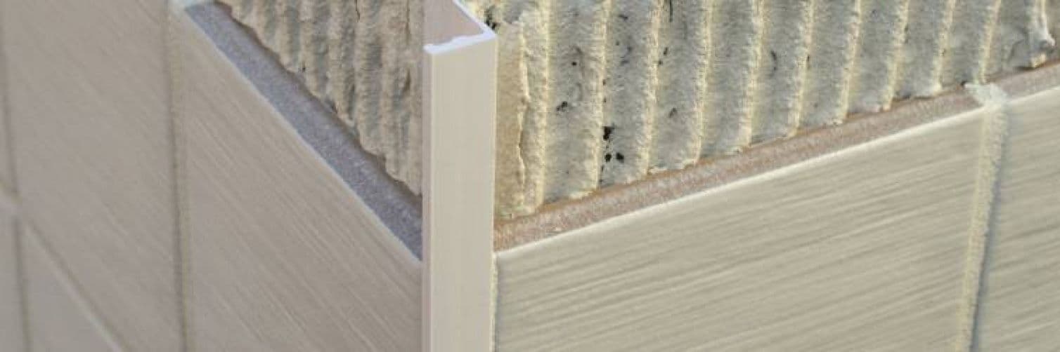Genesis ESP PVC Straight Edge Tile Trim  2.5m x 8, 10 or 12mm x 10 lengths