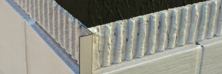 Genesis ESS Straight Edge Bright Stainless Steel Tile Trim 4.5,6,8,10,12,15 or 22 x 5 (Grade 304)