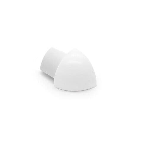 Genesis PVC External Tile Trim Corners pack 0f 4 in 6,8,10 or 12mm white