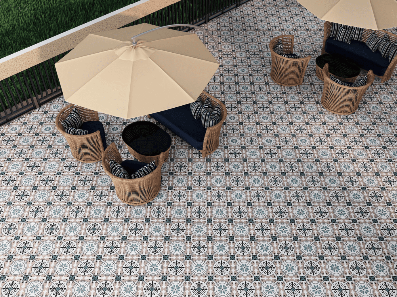 Helix Porcelain Wall/Floor 200 x 200mm x 1 Box (*0.80m2)