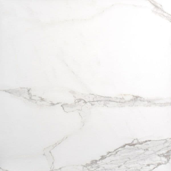 Palatina Gloss Porcelain Wall/Floor Tile 605 x 605 x 8mm x 3 in White or Gold