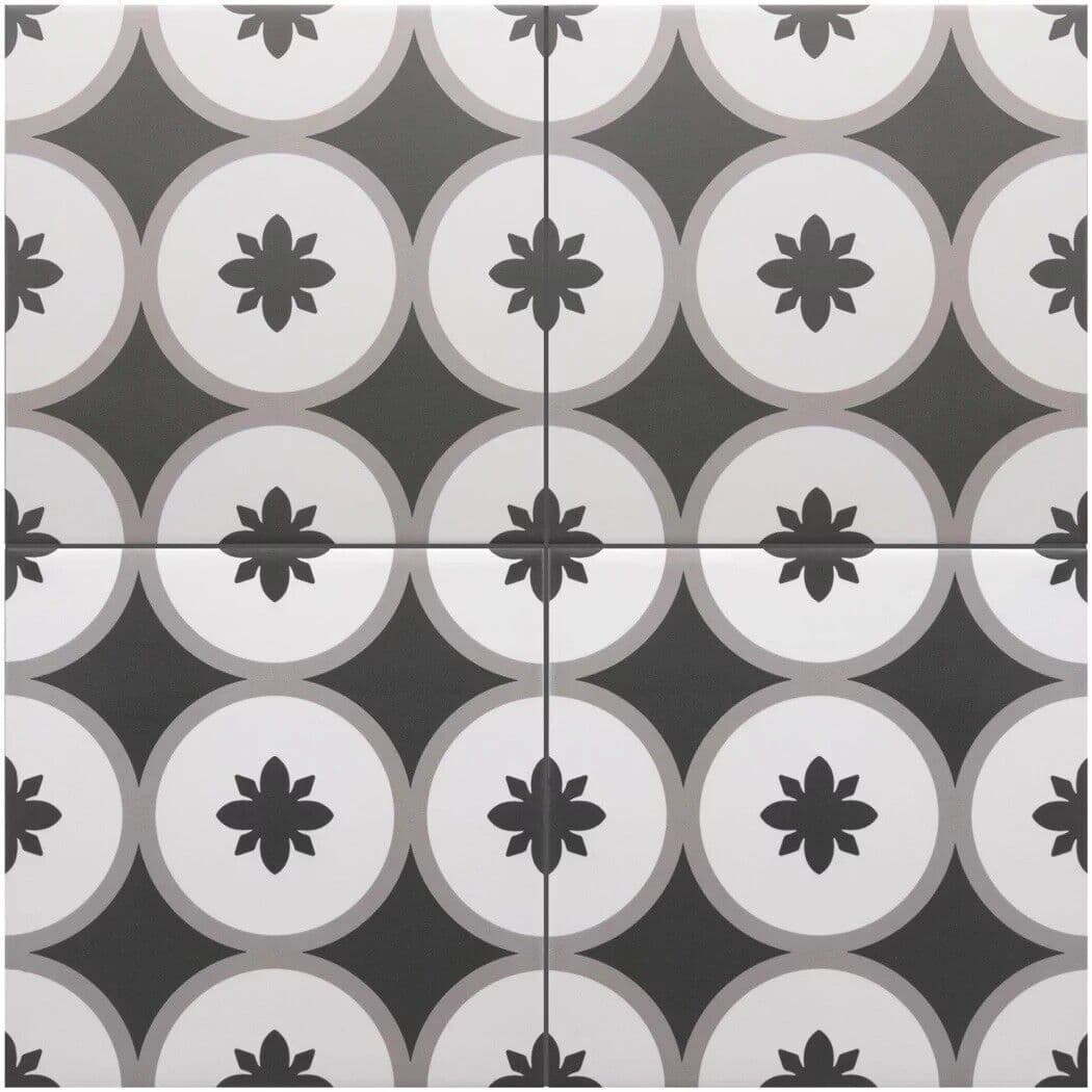 Rivoli Copengagen Porcelain Matt Feature Wall/Floor Tile 200 x 200 x 10mm x 1m2